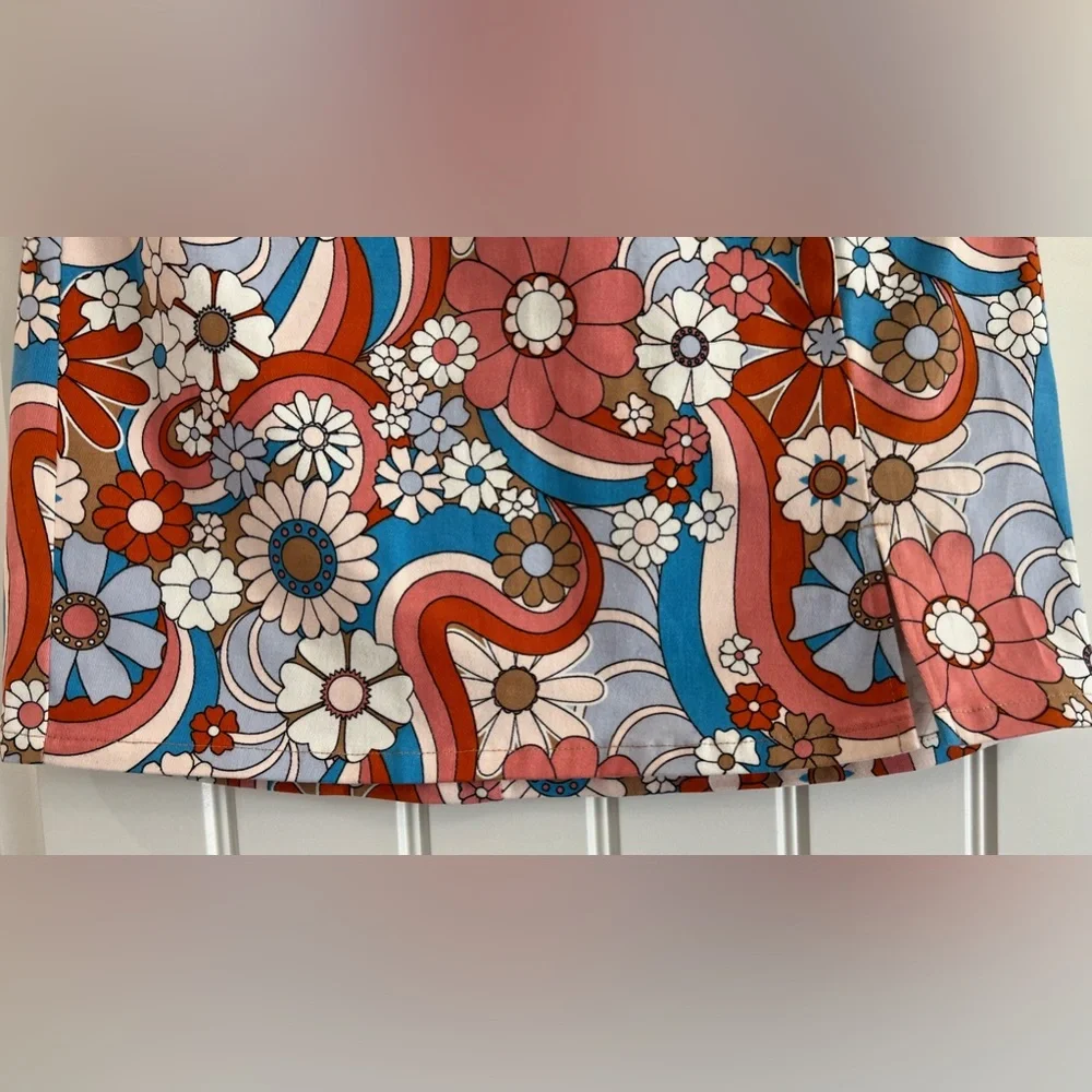 Art Class NWT Pink Floral Skirt - Picture 4 of 12